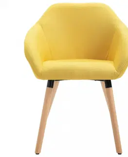 Stoličky Jedálenská stolička látka / drevo Dekorhome Hnedá