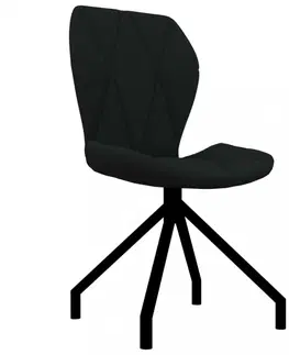 Jedálenské stoličky a kreslá Jedálenská stolička 6 ks umelá koža Dekorhome Modrá