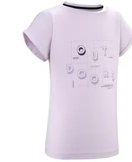 nohavice Detské turistické tričko MH100 7-15 rokov
