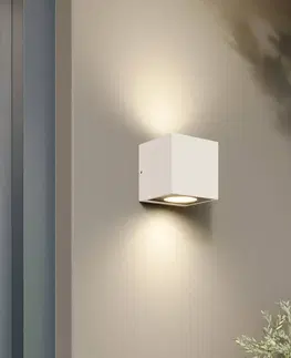 Vonkajšie nástenné svietidlá Arcchio Arcchio Tassnim vonkajšia nástenná LED biela 2-pl