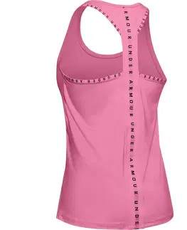 Dámske tielka Dámske tielko Under Armour Knockout Tank Lipstick - S