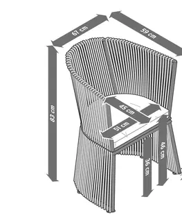 Outdoor Chairs Jedálenské kreslo s textilným pletivom