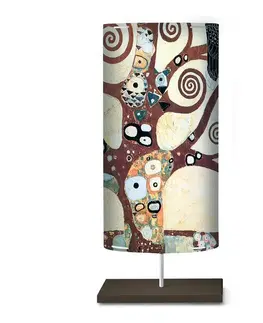 Stojacie lampy Artempo Italia Stojaca lampa Klimt I s umeleckým motívom