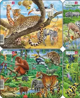 LARSEN puzzle Larsen Puzzle Puzzle Exotické zvieratá Larsen Z8-ZZ