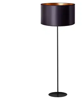 Lampy   - Stojacia lampa CANNES 1xE27/15W/230V 45 cm čierna/medená 