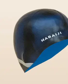 čiapky Plavecká silikónová čiapka Term jednotná veľkosť modro-čierna