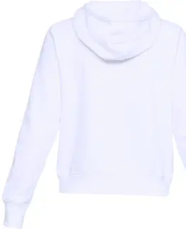 Dámske mikiny Dámska mikina Under Armour Cotton Fleece WM FZ Steel Light Heather / White / White - S