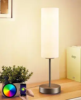 SmartHome stolové lampy Lindby Lindby Smart stolná LED lampa Felice režim RGB
