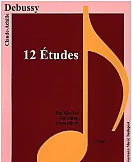 Hudba - noty, spevníky, príručky Debussy, 12 Études - Debussy Claude