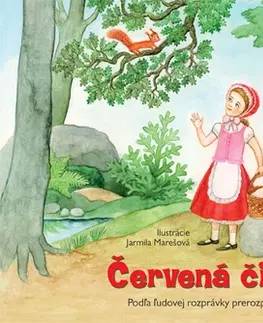 Leporelá, krabičky, puzzle knihy Červená čiapočka - Jana Semelková