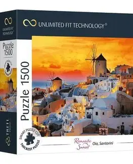 1500 dielikov Trefl Puzzle Romantický západ slnka: Oia, Santorini 1500 Trefl Prime