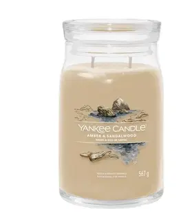 Veľká sviečka Yankee Candle Yankee Candle sviečka Veľká Amber & Sandalwood