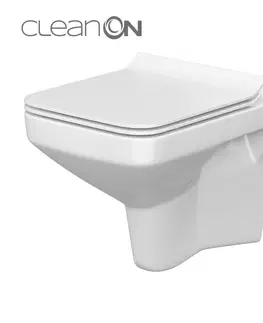 Záchody Rapid SL pre závesné WC 38528SET s chrómovou doskou + WC CERSANIT CLEANON COMO + SEDADLO 38772001 CO1