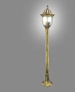 Záhradné lampy solárne Stojaca záhradná lampa Florencia ALU3118MP patina LS1