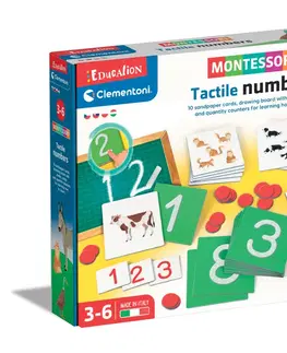 Náučné hračky CLEMENTONI - Montessori - nauč sa číslice