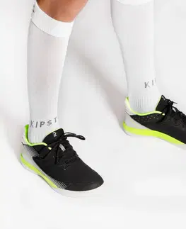 detské tenisky Detská futsalová obuv Eskudo 500 čierno-sivá