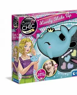 Drevené hračky Clementoni Make-up sada Crazy Chic delfín, 27 x 22 cm