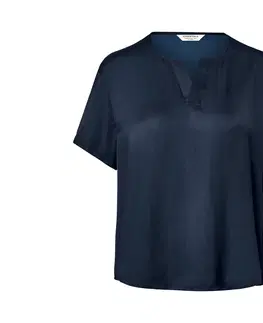 Shirts & Tops Saténová tuniková blúzka, námornícka modrá