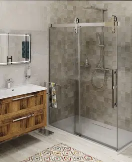 Sprchové dvere GELCO - VOLCANO obdĺžniková sprchová zástena 1600x900mm L/P varianta GV1016GV3090