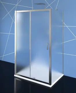 Sprchovacie kúty POLYSAN - EASY sprchový kout tri steny 1100x1000, L/P varianta, sklo Brick EL1138EL3438EL3438