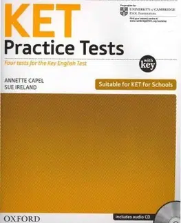 Jazykové učebnice - ostatné KET Practice Tests 2009 Edition with Key + CD - Annette Capel