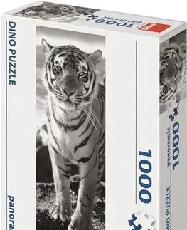 1000 dielikov Dino Toys Puzzle Tiger 1000 panoramic Dino