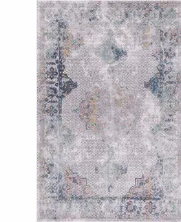 Koberce a koberčeky KONDELA Azumi koberec 57x90 cm kombinácia farieb