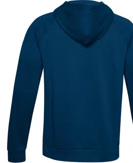 Pánske mikiny Pánska mikina Under Armour Rival Fleece Big Logo HD Graphite Blue - M