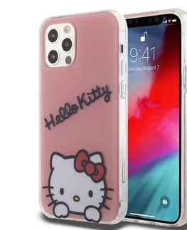 Puzdrá na mobilné telefóny Zadný kryt Hello Kitty IML Daydreaming Logo pre Apple iPhone 1212 Pro, ružové 57983116917
