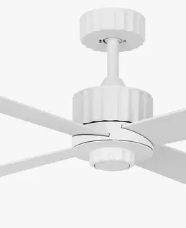 Stropné ventilátory so svetlom Beacon Lighting Stropný ventilátor Newport LED svietidlo biela/dub
