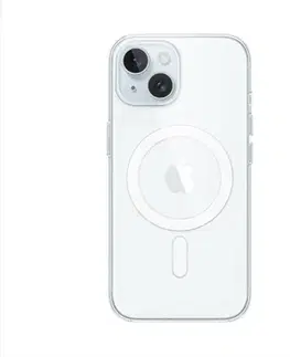 Puzdrá na mobilné telefóny Apple iPhone 15 Clear Case with MagSafe MT203ZMA