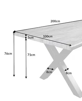 Jedálenské stoly Jedálenský stôl HYMEN Dekorhome 160x90x76 cm