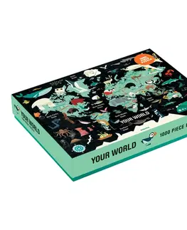 1000 dielikov Mudpuppy Rodinné puzzle Váš svet 1000 Mudpuppy