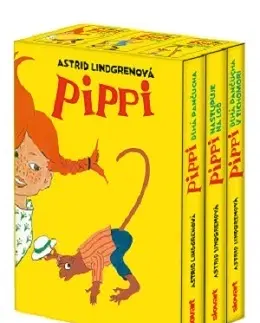 Dobrodružstvo, napätie, western Pippi Dlhá pančucha - set - Astrid Lindgren,Jarmila Cihová