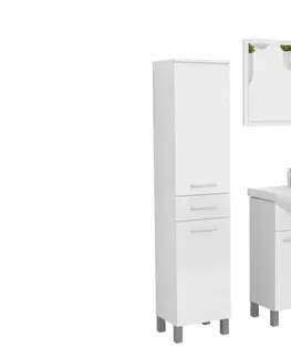 Kúpeľňový nábytok HOPA - Skrinka s umývadlom RINO 45/55/65 - Šírka skriniek - preč - 55 cm OLNRINO255 + OLKE6055