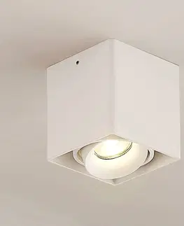 Bodové svetlá Arcchio Arcchio Kubika, bodová lampa GU10, 1 svetlo, biela