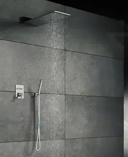 Sprchy a sprchové panely STEINBERG - 390 Hlavová sprcha, 600x250 mm, 2 prúdy, nehrdzavejúca oceľ 390 5662