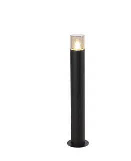 Vonkajsie osvetlenie Inteligentné stojace vonkajšie svietidlo čierne 70 cm vrátane WiFi P45 - Odense