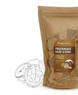 Zdravé potraviny Protein & Co. Proteínové kaše s chia 1 600 g – 8 príchutí PRÍCHUŤ: Gingerbread Spices
