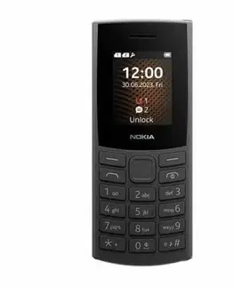 Mobilné telefóny Nokia 105 4G Dual Sim 2023 Black 1GF018UPA1L08