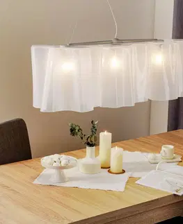 Závesné svietidlá Artemide Záv. lampa Artemide Logico 3pl dĺžka 100 cm biela