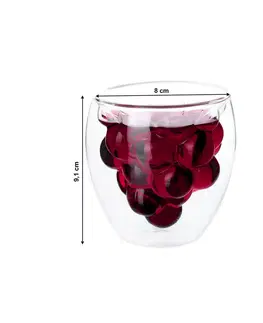 Poháre Termo poháre na víno a vodu, set 2 ks, 180 ml, HOTCOLDER TYP 28