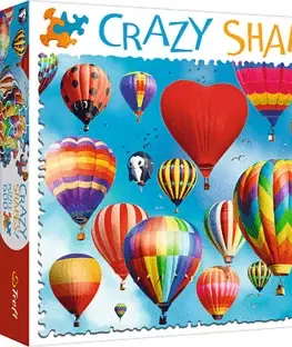 600 dielikov Trefl Puzzle Farebné balóny 600 Crazy Shapes Trefl
