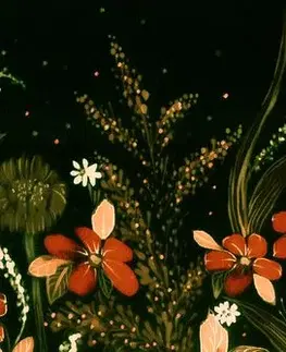 Obrazy kvetov Obraz s kvetinovým ornamentom