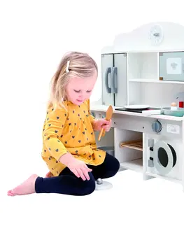 Drevené hračky Bino Detská kuchynka s práčkou