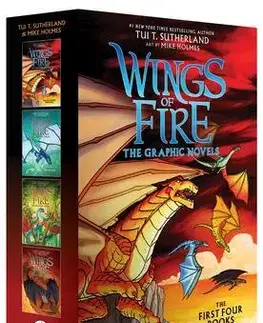 Fantasy, upíri Wings of Fire Graphix Paperback Box Set (Books 1-4) - Tui T. Sutherland,Mike Holmes