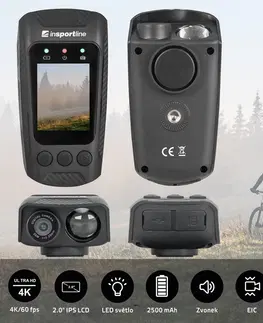 Športtestery Outdoorová kamera 3v1 inSPORTline ActionCam Pro