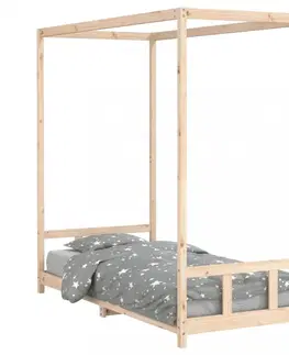 Detské izby Detská posteľ s nebesami Dekorhome 70 x 140 cm