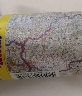 Sprievodcovia, mapy, atlasy Slovensko-nástenná mapa 1:500 000 - Kolektív autorov
