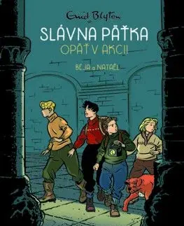 Komiksy Slávna päťka 2: Opäť v akcii - komiks - Enid Blyton,Daniela Marsinová